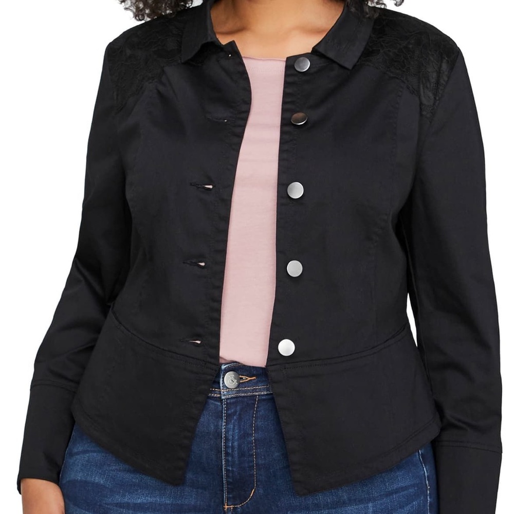 L & L LACE TRIM MILITARY JACKET
